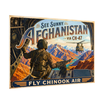 K-Factor Supply Co Chinook Air - Afghanistan Poster