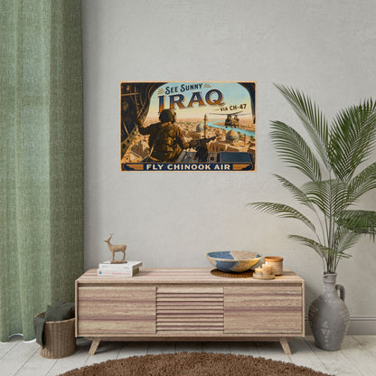 K-Factor Supply Co Chinook Air - Iraq Poster