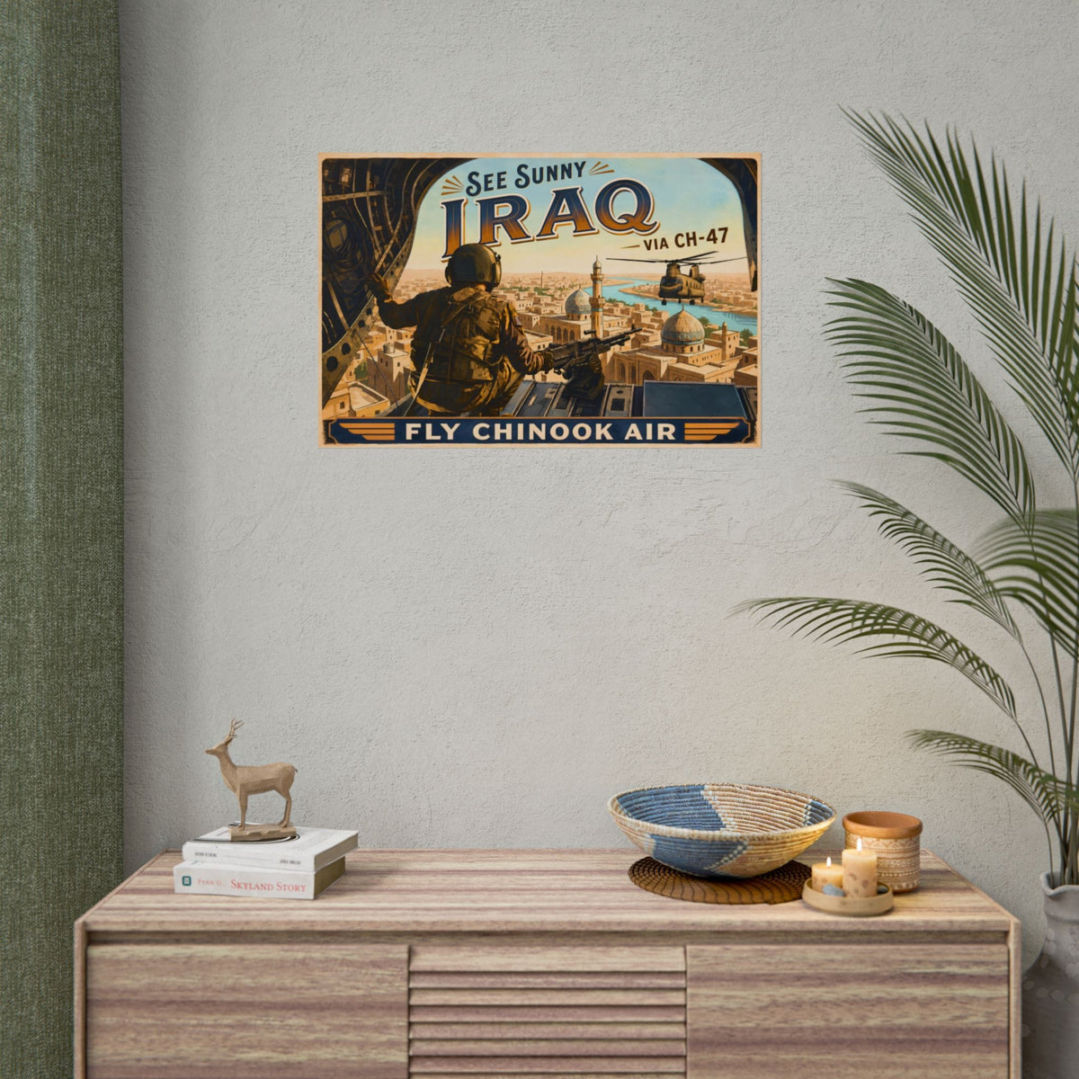 K-Factor Supply Co Chinook Air - Iraq Poster