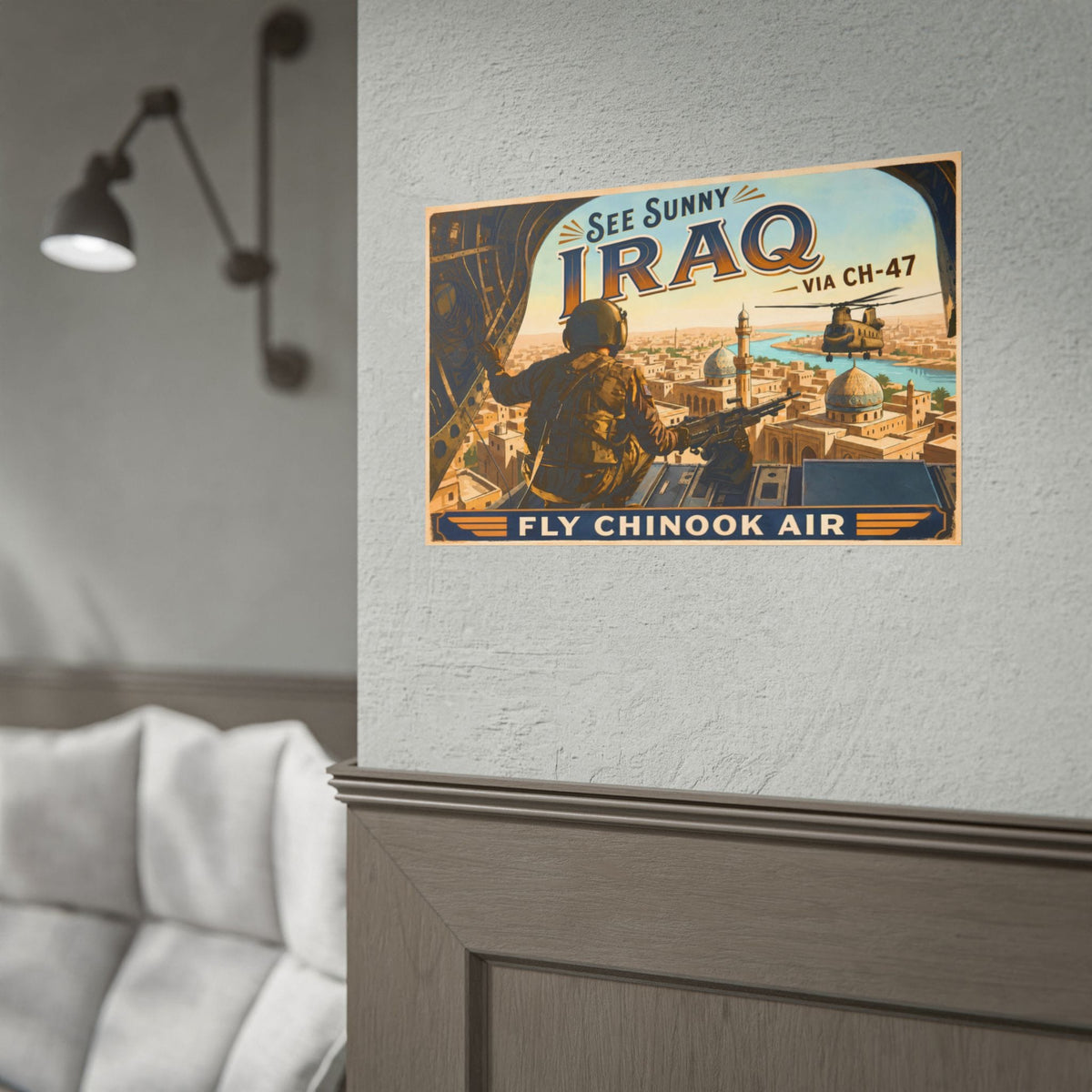 K-Factor Supply Co Chinook Air - Iraq Poster