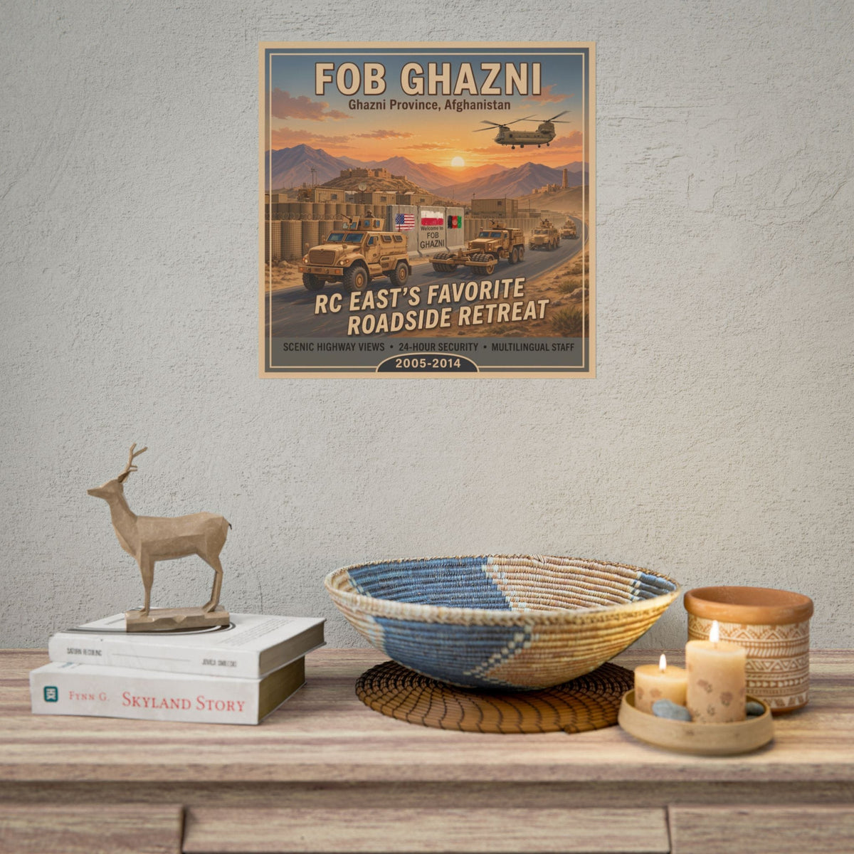 K-Factor Supply Co FOB Ghazni Travel Poster