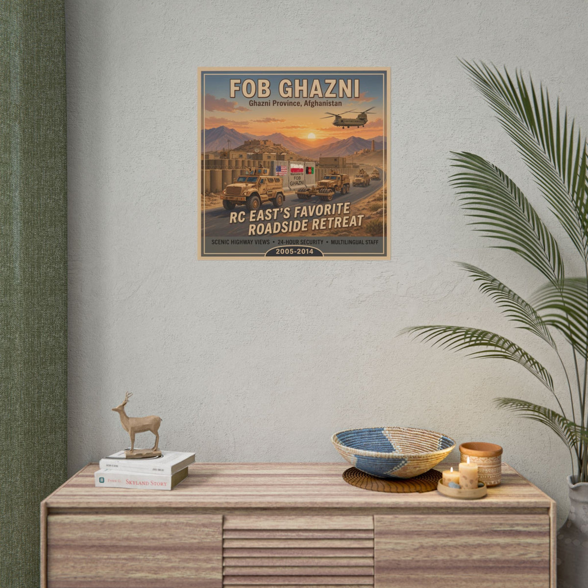 K-Factor Supply Co FOB Ghazni Travel Poster 24'' x 24"