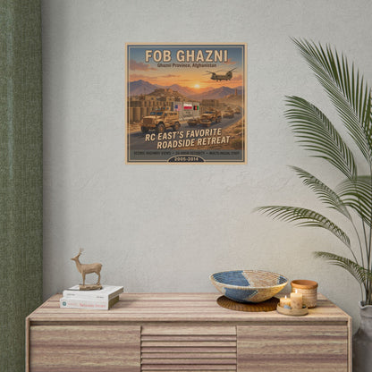 K-Factor Supply Co FOB Ghazni Travel Poster 24'' x 24"