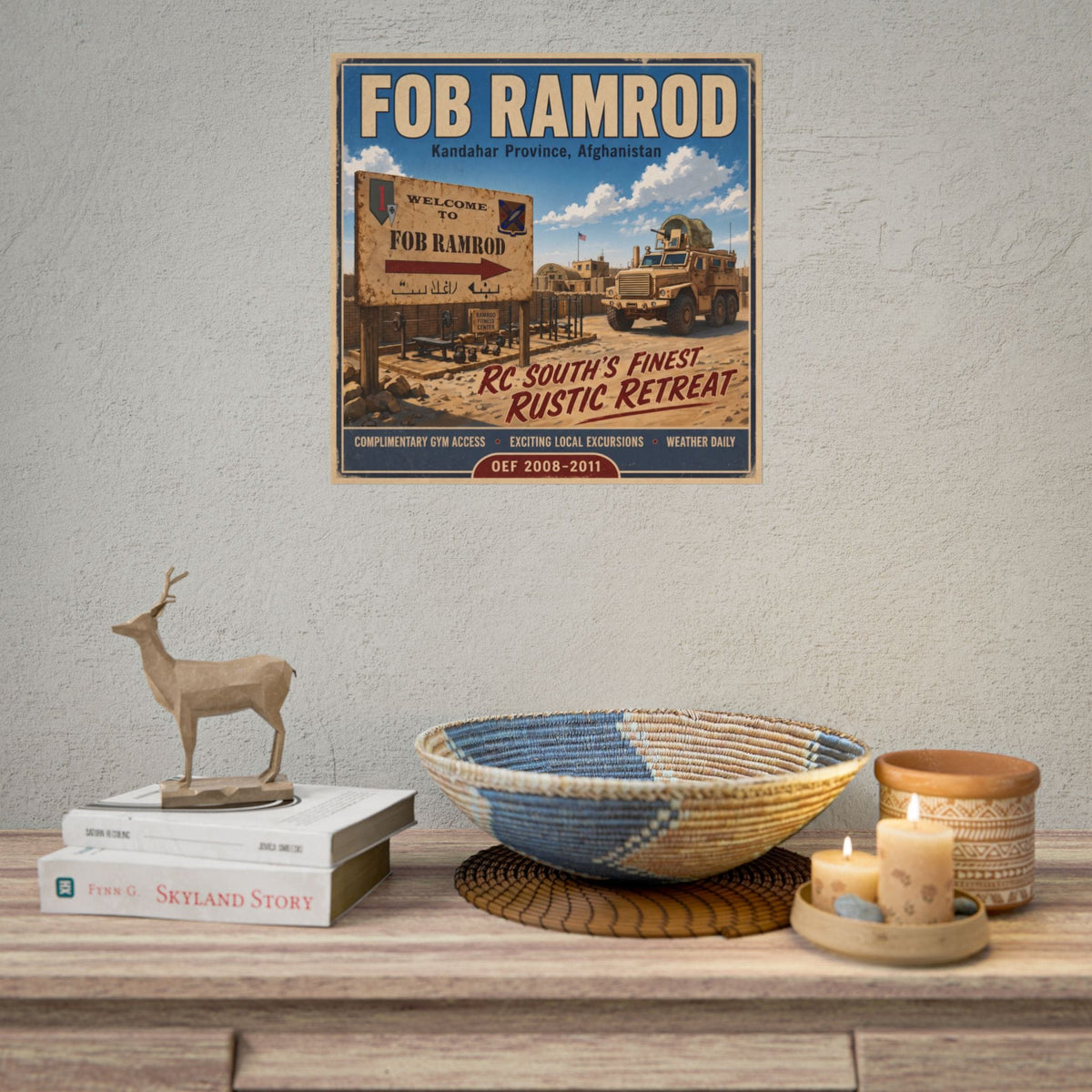 K-Factor Supply Co FOB Ramrod Travel Poster