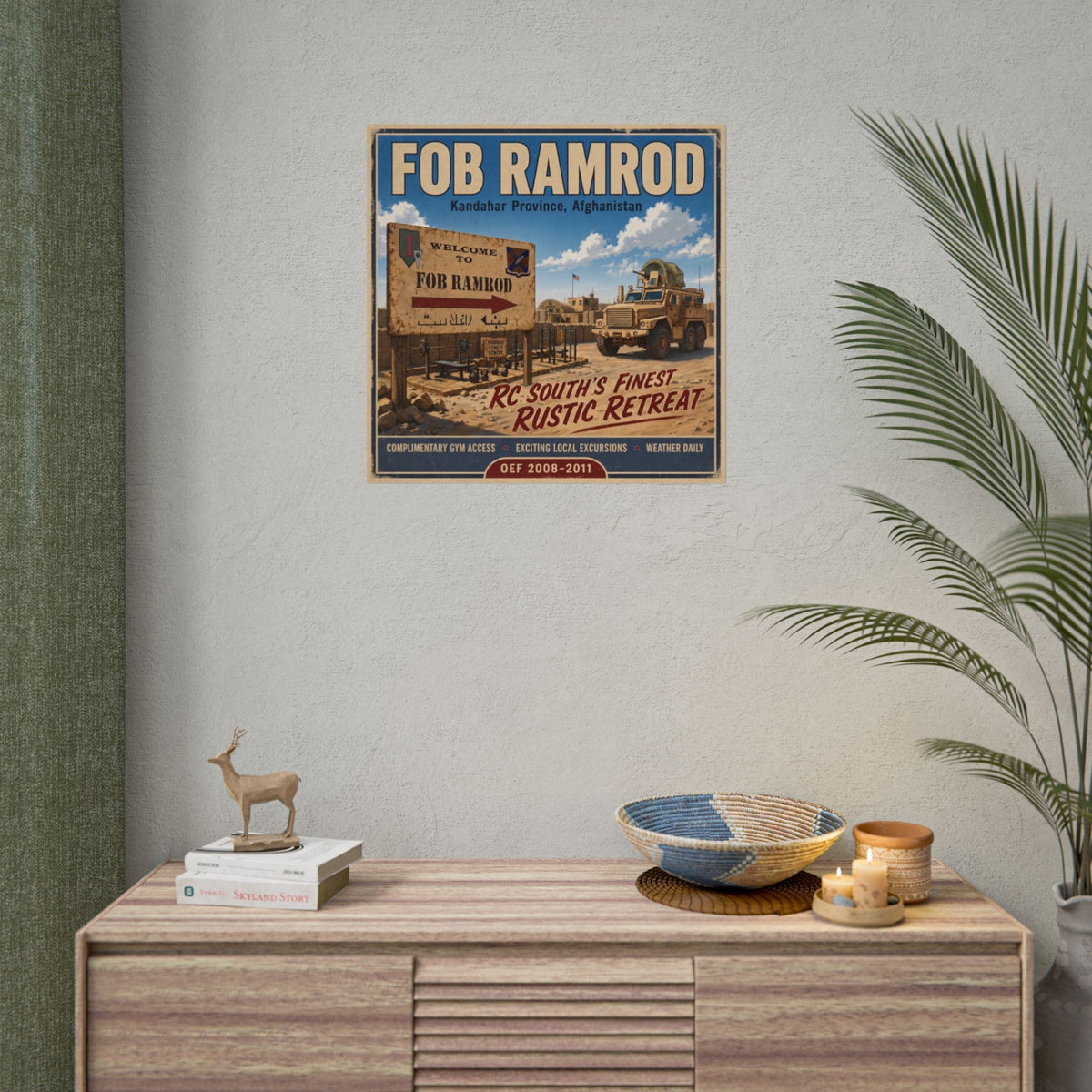 K-Factor Supply Co FOB Ramrod Travel Poster 24'' x 24"