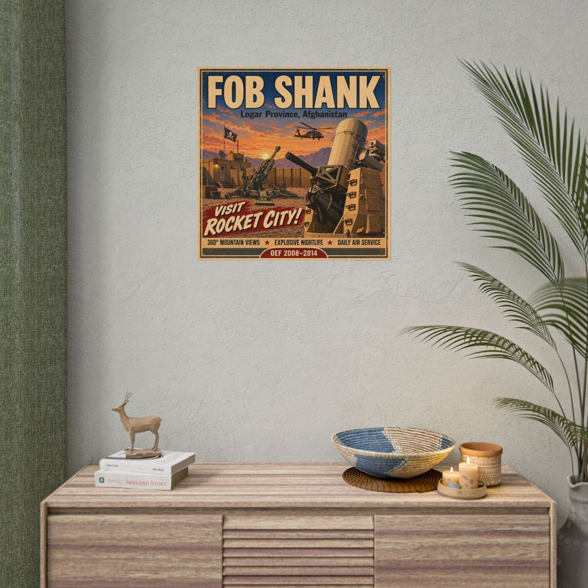 K-Factor Supply Co FOB Shank Travel Poster 24'' x 24"