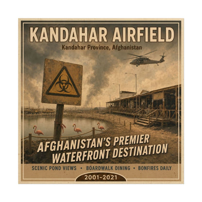 K-Factor Supply Co Kandahar Travel Poster