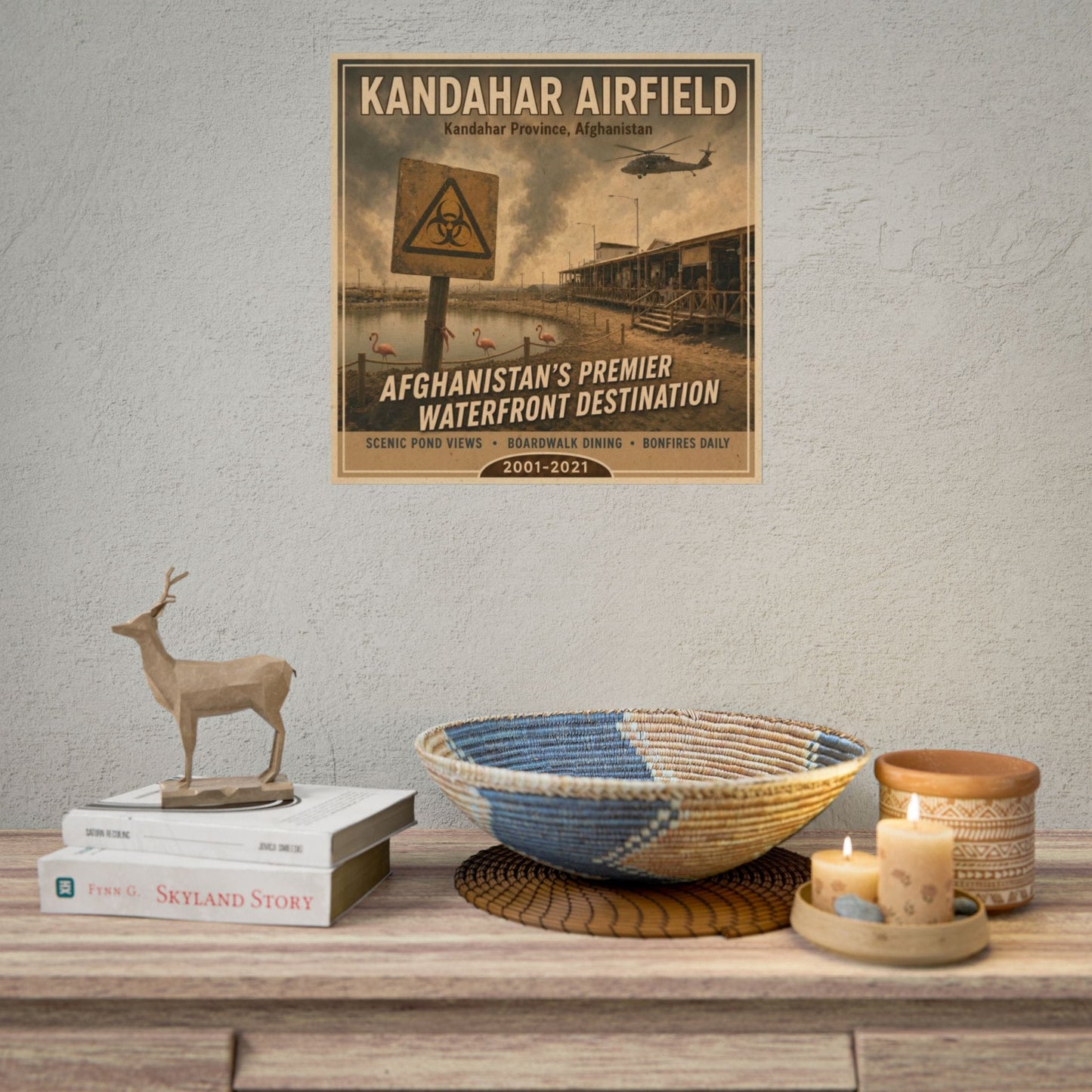 K-Factor Supply Co Kandahar Travel Poster