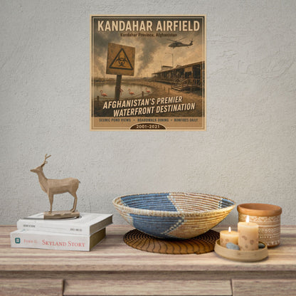 K-Factor Supply Co Kandahar Travel Poster