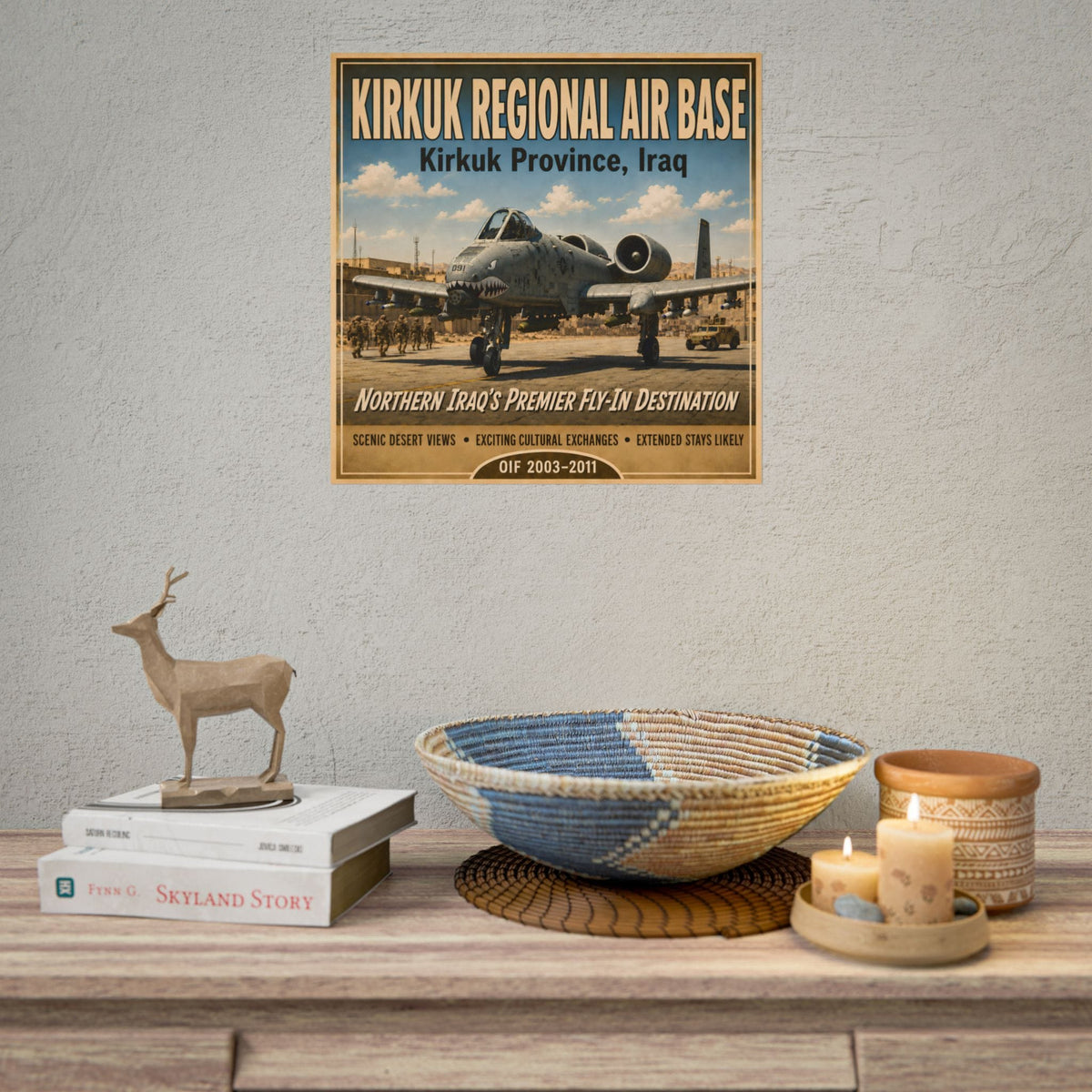 K-Factor Supply Co Kirkuk (KRAB) Travel Poster