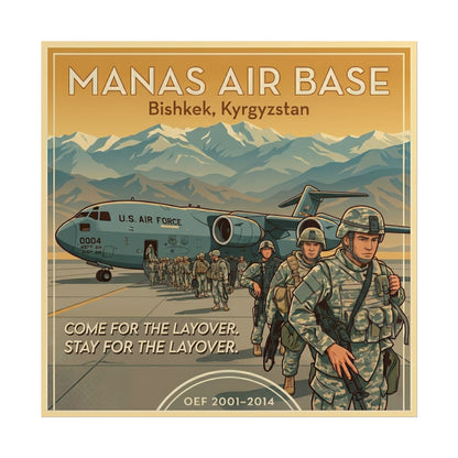K-Factor Supply Co Manas Layover Travel Poster