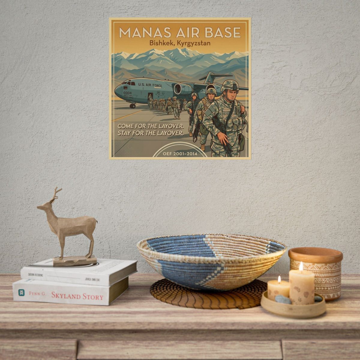K-Factor Supply Co Manas Layover Travel Poster