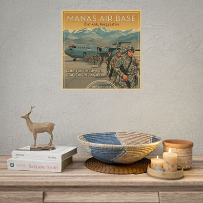 K-Factor Supply Co Manas Layover Travel Poster