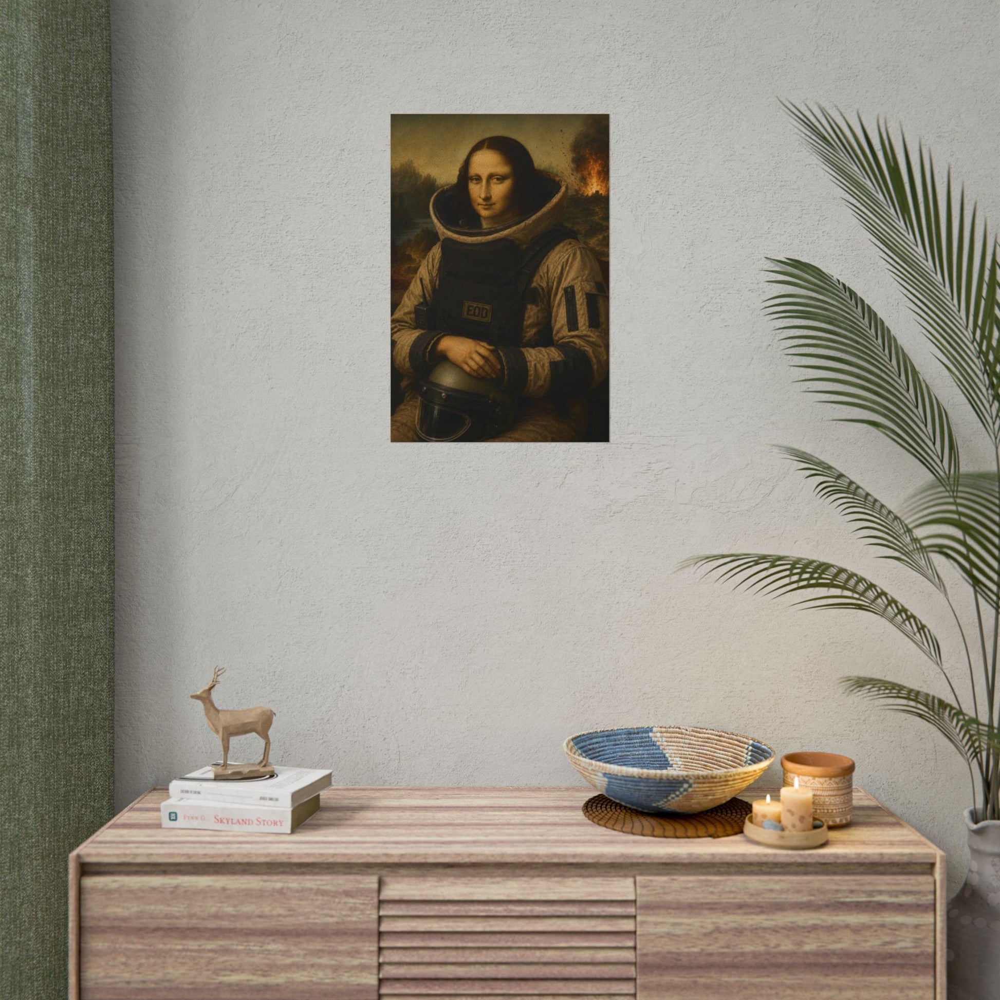 K-Factor Supply Co Mona Lisa Bomb Suit Poster