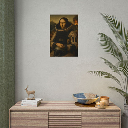 K-Factor Supply Co Mona Lisa Bomb Suit Poster