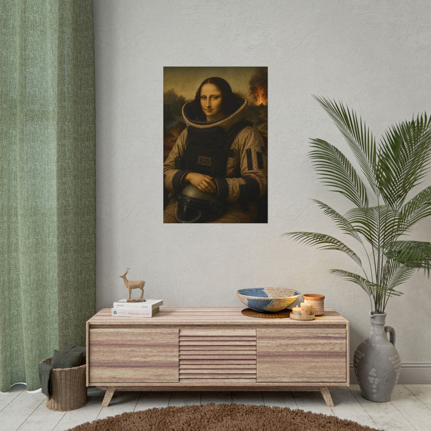 K-Factor Supply Co Mona Lisa Bomb Suit Poster