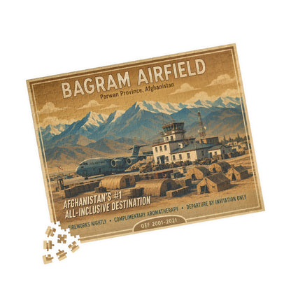 K-Factor Supply Co Bagram Travel Jigsaw Puzzle (110, 252, 520, 1014-piece)
