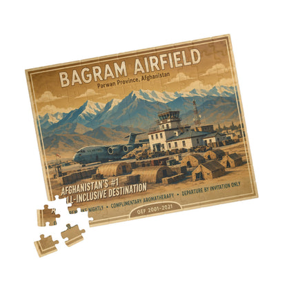 K-Factor Supply Co Bagram Travel Jigsaw Puzzle (110, 252, 520, 1014-piece)