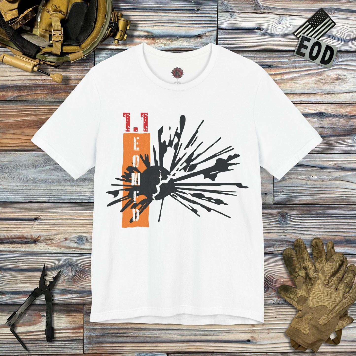 K-Factor Supply Co 1.1 Mass Det (Mk 2) T-Shirt White / S