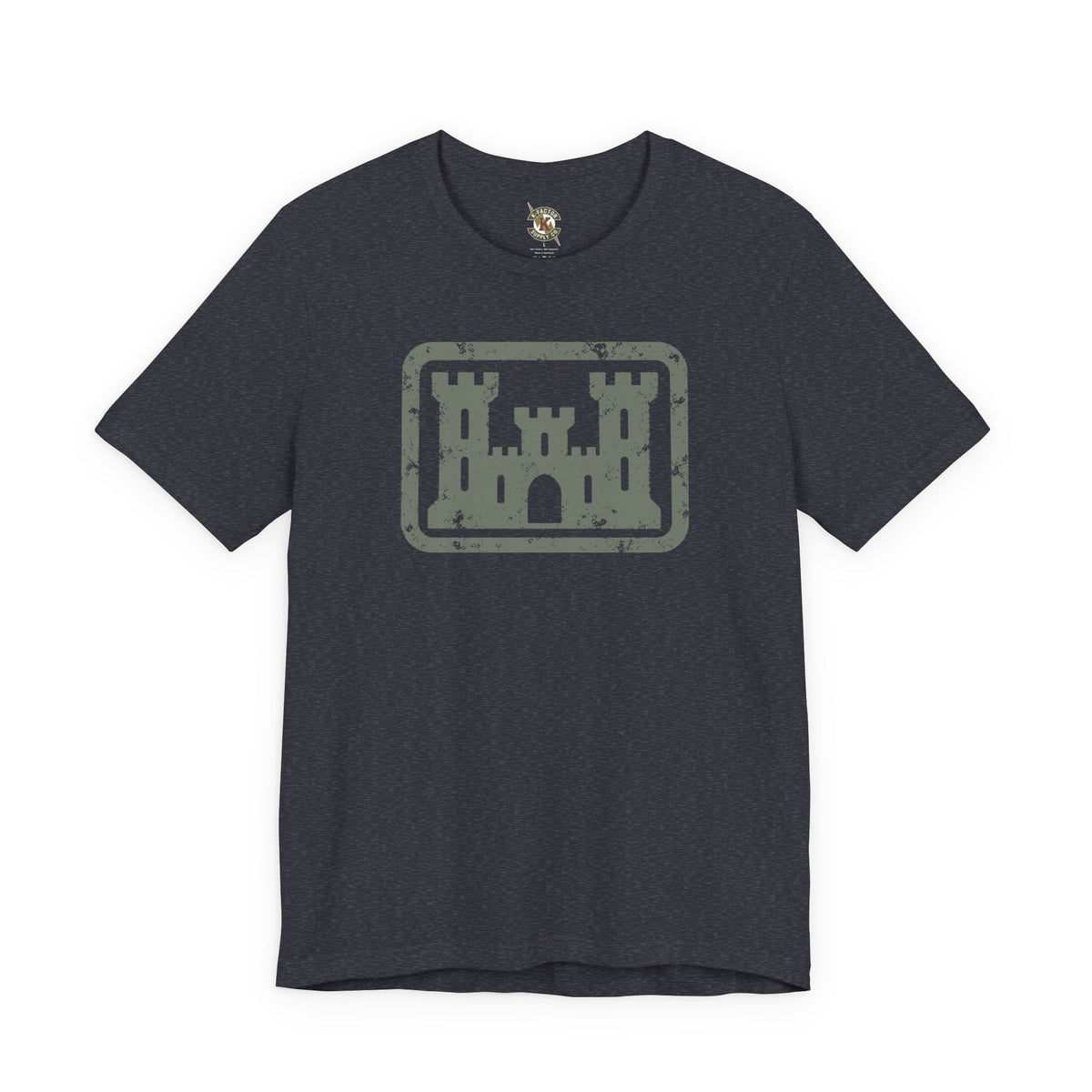 K-Factor Supply Co 12B Castle Mk 1 Mod 0 T-Shirt Heather Navy / S
