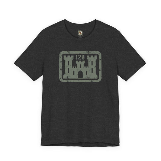 K-Factor Supply Co 12B Castle Mk 1 Mod 1 T-Shirt Dark Grey Heather / S