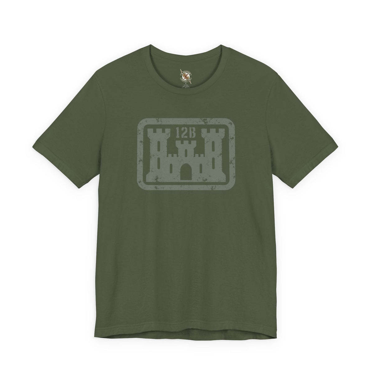 K-Factor Supply Co 12B Castle Mk 1 Mod 1 T-Shirt Military Green / S