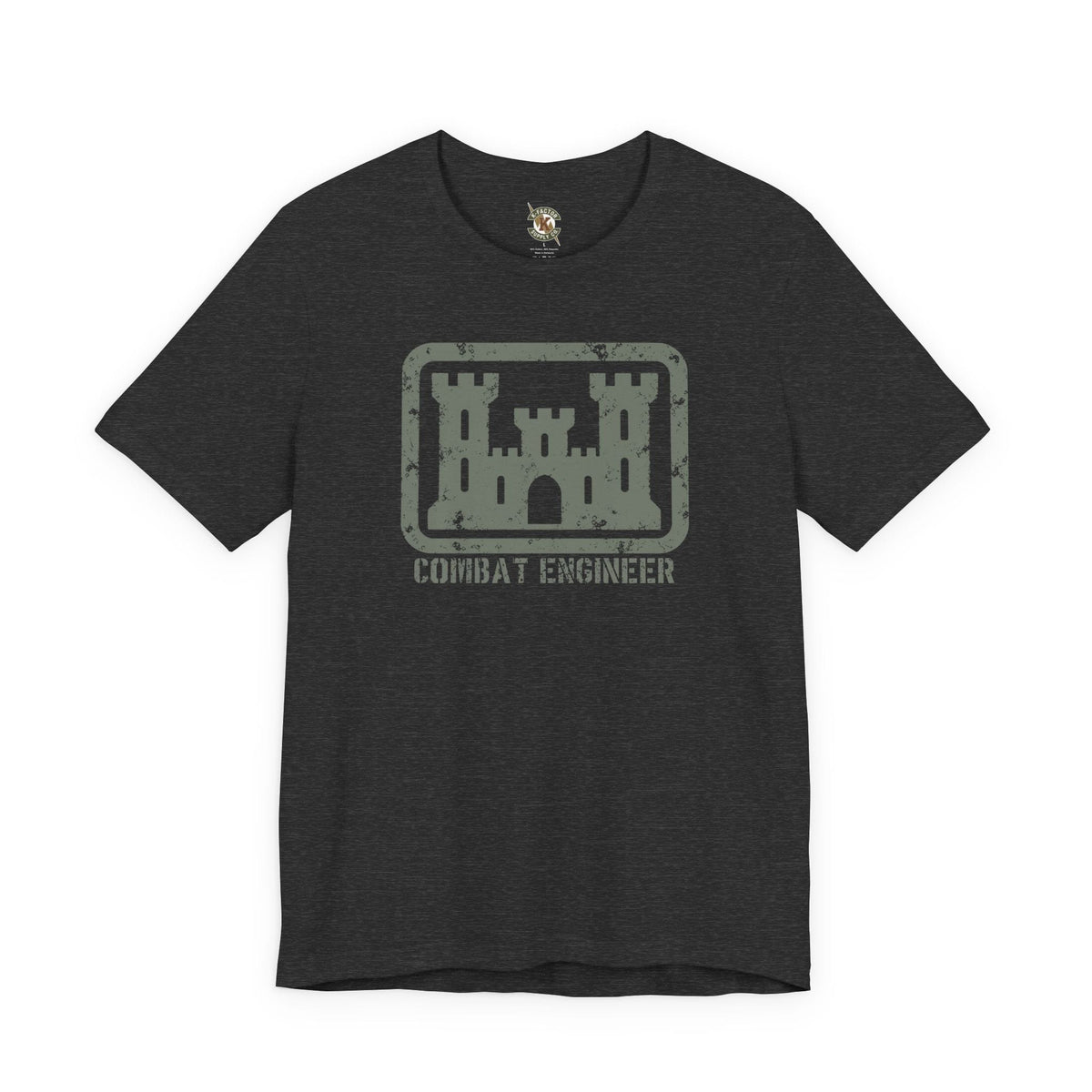 K-Factor Supply Co 12B Castle Mk 1 Mod 2 T-Shirt Dark Grey Heather / S