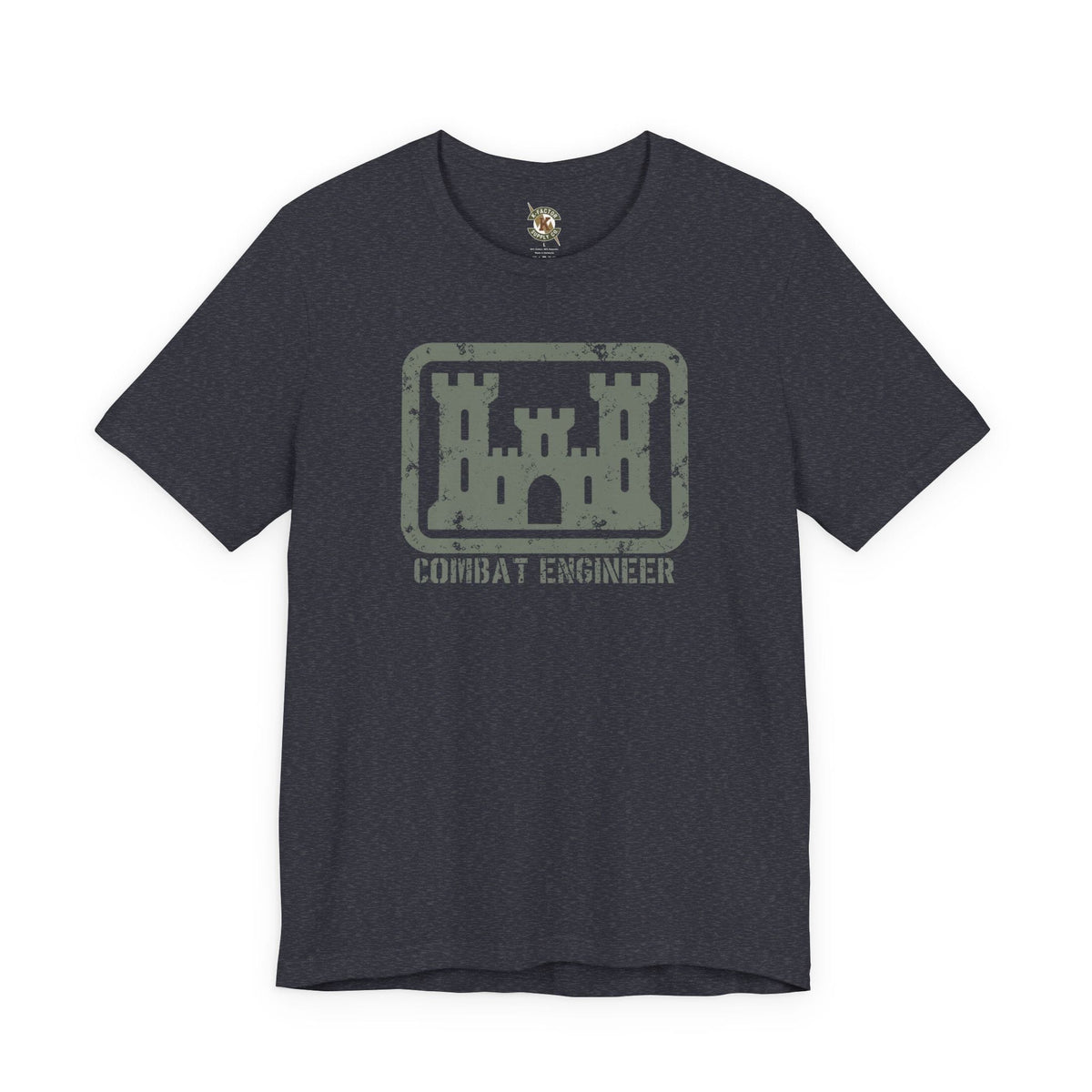 K-Factor Supply Co 12B Castle Mk 1 Mod 2 T-Shirt Heather Navy / S