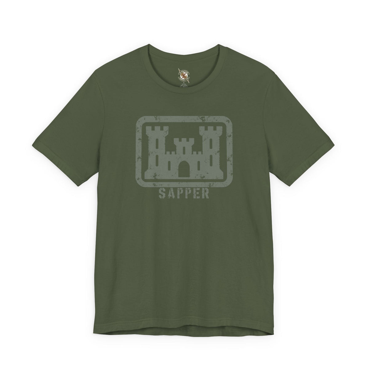 K-Factor Supply Co 12B Castle Mk 1 Mod 3 T-Shirt Military Green / S