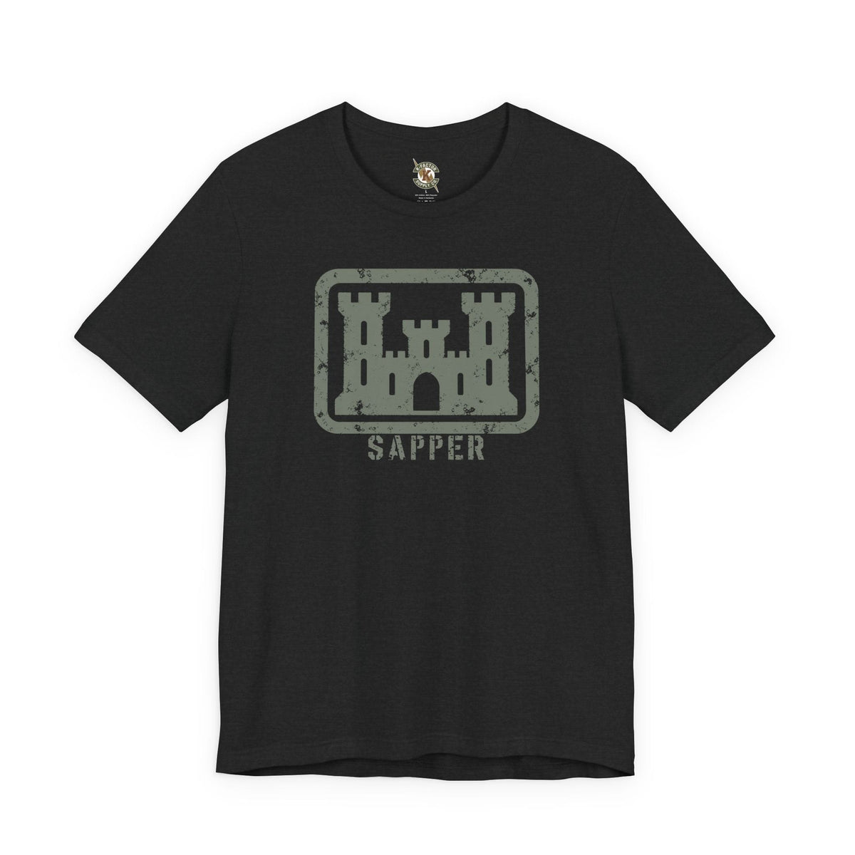 K-Factor Supply Co 12B Castle Mk 1 Mod 3 T-Shirt Solid Black Blend / S