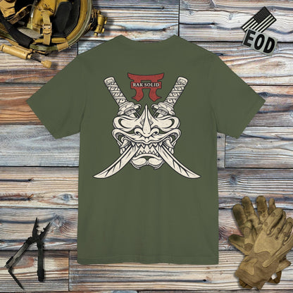 K-Factor Supply Co 21 EN BN Rak Solid (Back Print) T-Shirt