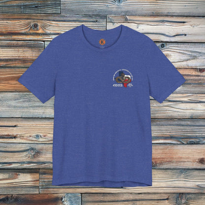 K-Factor Supply Co 433 CES “Engineer” T-Shirt Heather True Royal / S