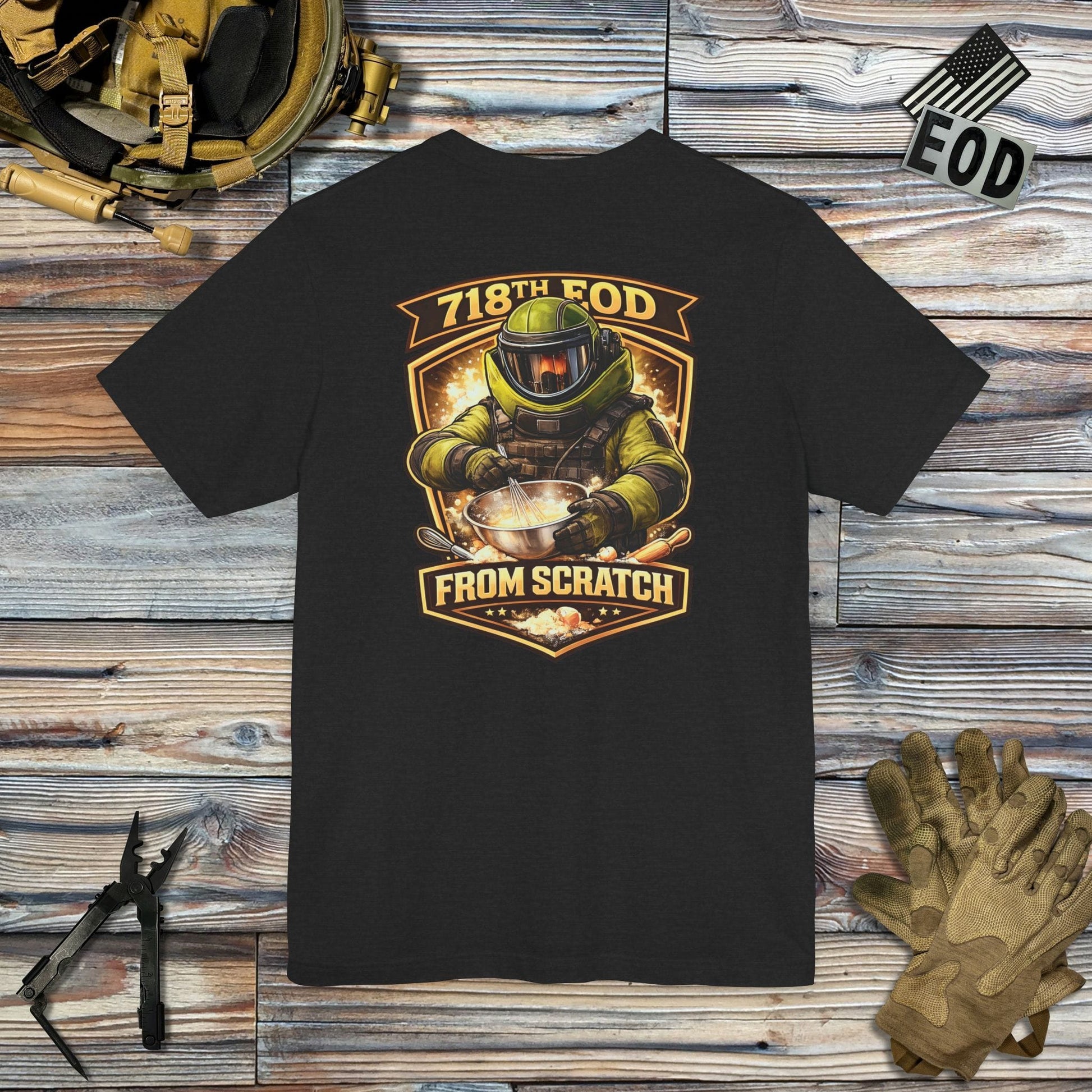 K-Factor Supply Co 718th EOD "From Scratch" T-Shirt