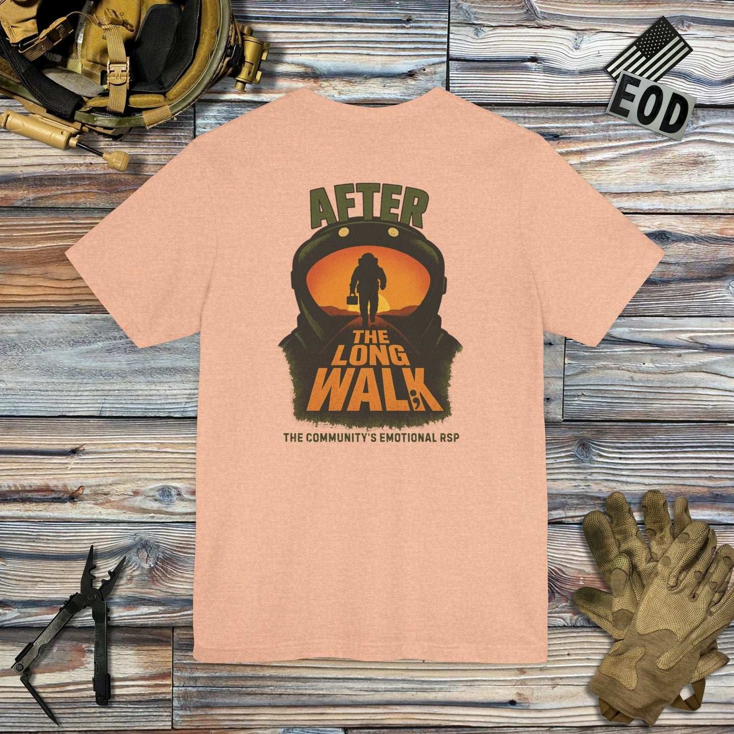 K-Factor Supply Co After the Long Walk (Back Print) T-Shirt