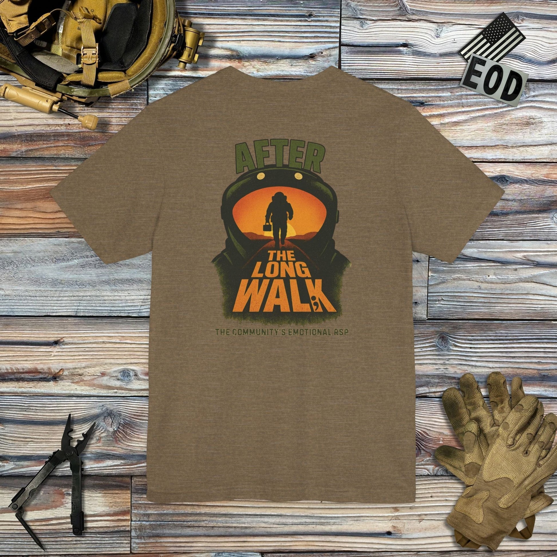 K-Factor Supply Co After the Long Walk (Back Print) T-Shirt