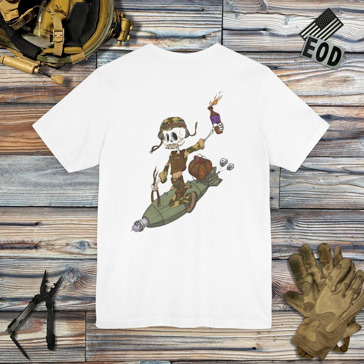 K-Factor Supply Co All the Way Down (Back Print) T-Shirt