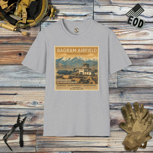 K-Factor Supply Co Bagram Travel (B+T) T-Shirt Sport Grey / 2XL