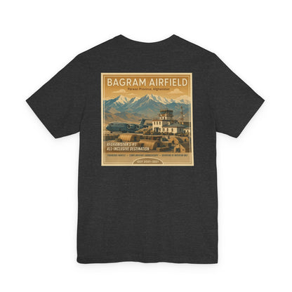 K-Factor Supply Co Bagram Travel (Back Print) T-Shirt