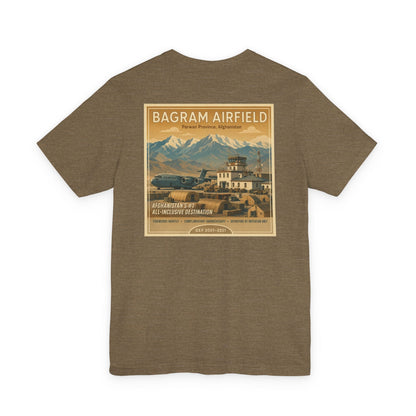 K-Factor Supply Co Bagram Travel (Back Print) T-Shirt