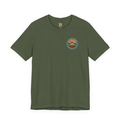 K-Factor Supply Co Bagram Travel (Back Print) T-Shirt Military Green / S