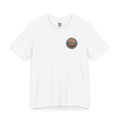 K-Factor Supply Co Bagram Travel (Back Print) T-Shirt White / S