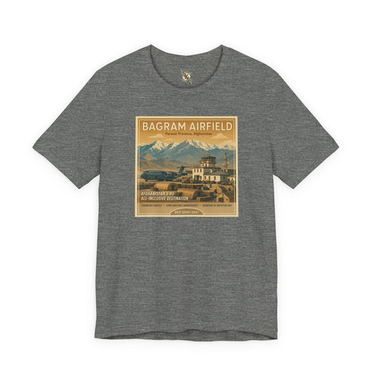 K-Factor Supply Co Bagram Travel T-Shirt Deep Heather / S