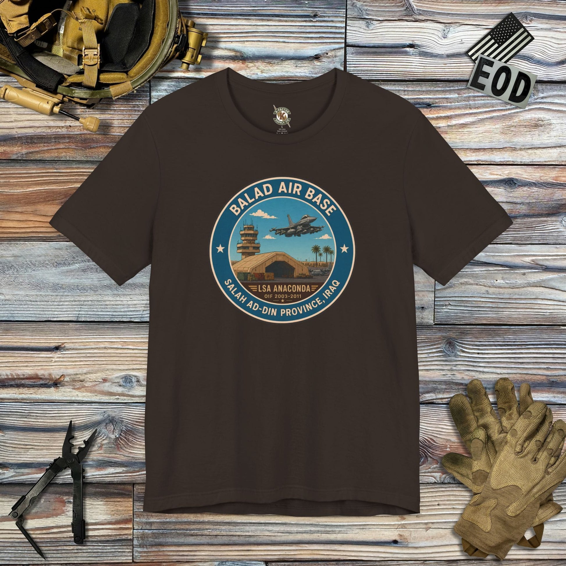 K-Factor Supply Co Balad Icon Mk 1 T-Shirt Brown / S