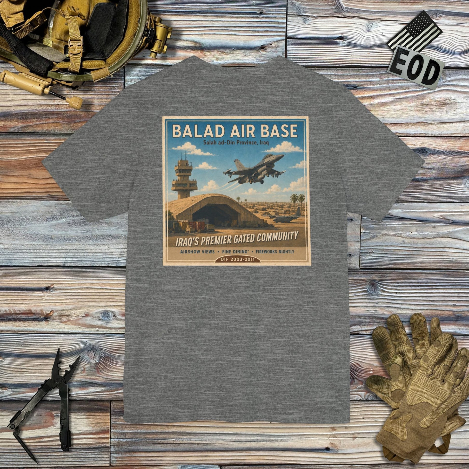 K-Factor Supply Co Balad Travel (Back Print) T-Shirt