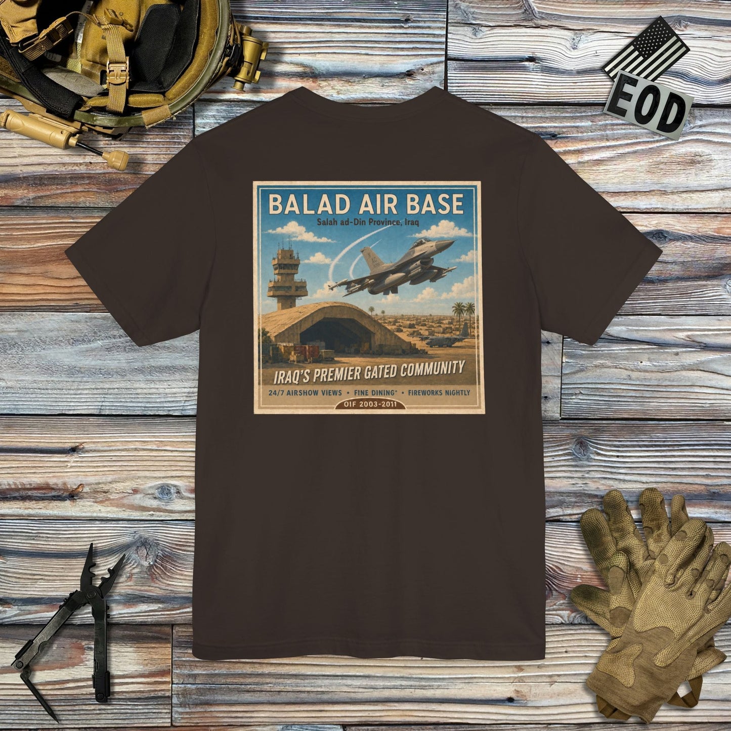 K-Factor Supply Co Balad Travel (Back Print) T-Shirt
