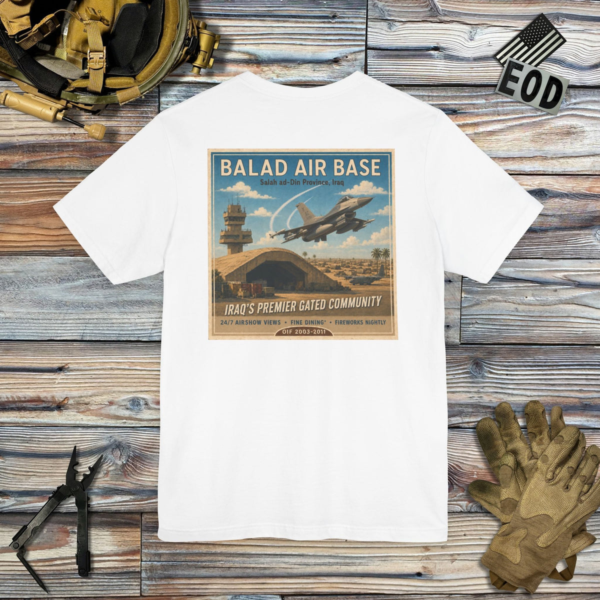 K-Factor Supply Co Balad Travel (Back Print) T-Shirt