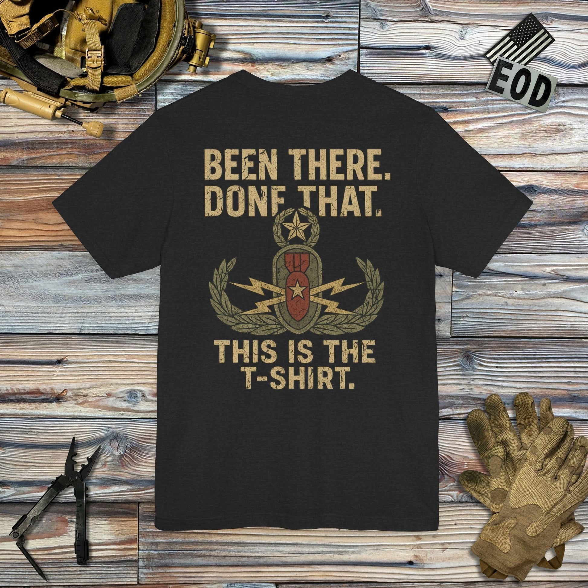 K-Factor Supply Co Been There Done That Crab (Back Print) T-Shirt