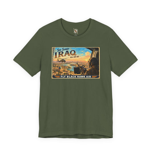 K-Factor Supply Co Black Hawk Air - Iraq T-Shirt Military Green / S