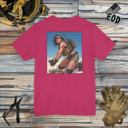 K-Factor Supply Co Blow 'n' Go (Back Print) T-Shirt Berry / S
