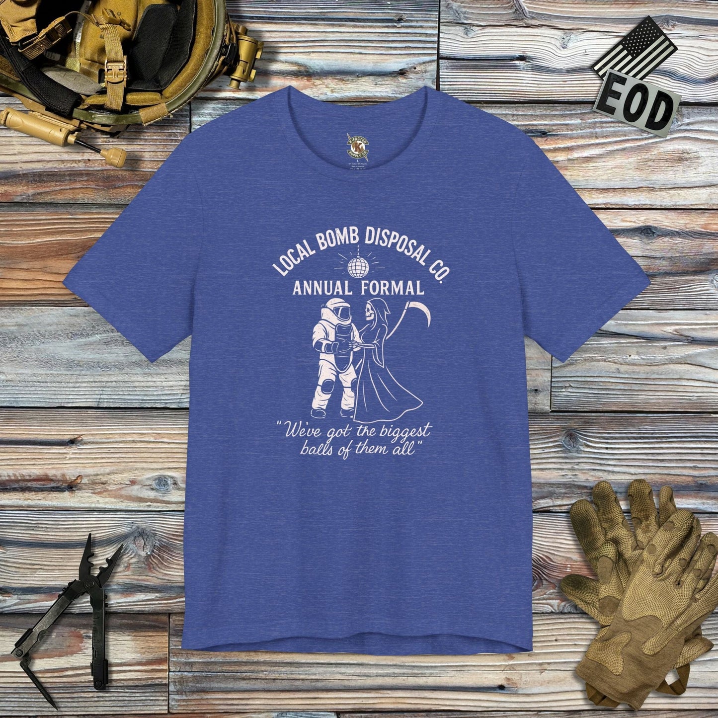 K-Factor Supply Co Bomb Disposal Formal T-Shirt